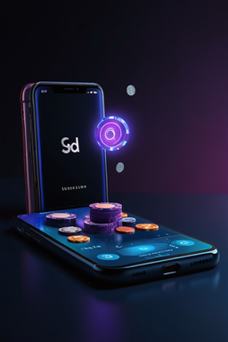 Smartphone showing Gambiva Casino app