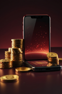 Smartphone with Gambiva Casino app